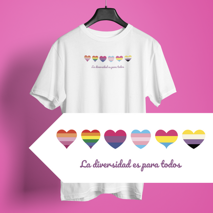 La Diversidad es Para Todos - Playera LGBTI+