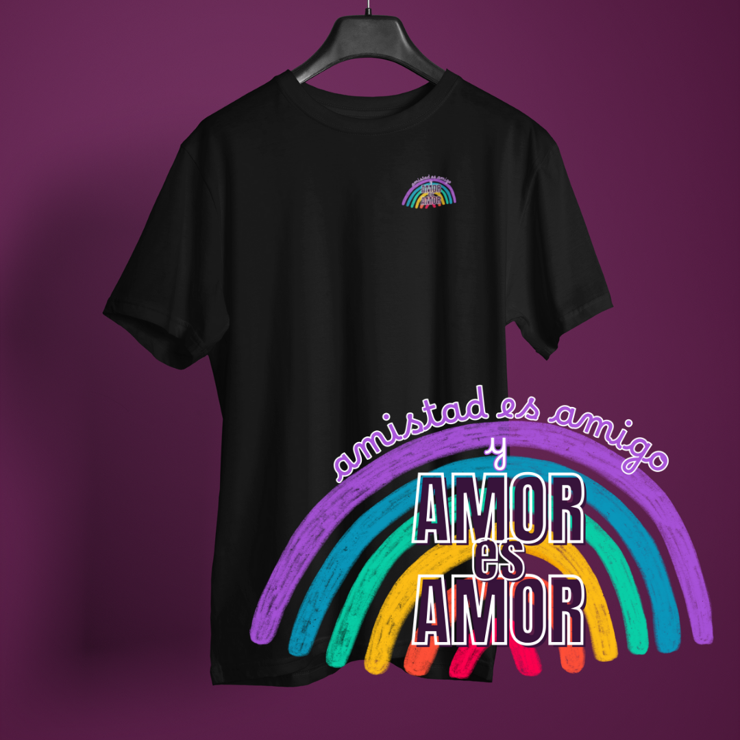 Amistad es Amigo y Amor es Amor - Playera Meme