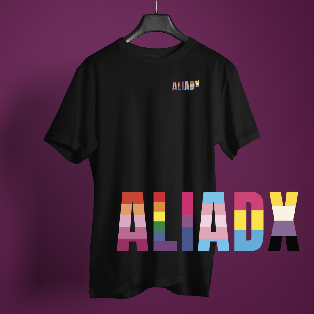 Aliadx - Playera apoyo a comunidad LGBTI+