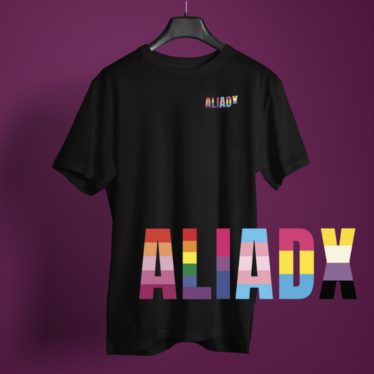 Aliadx - Playera apoyo a comunidad LGBTI+