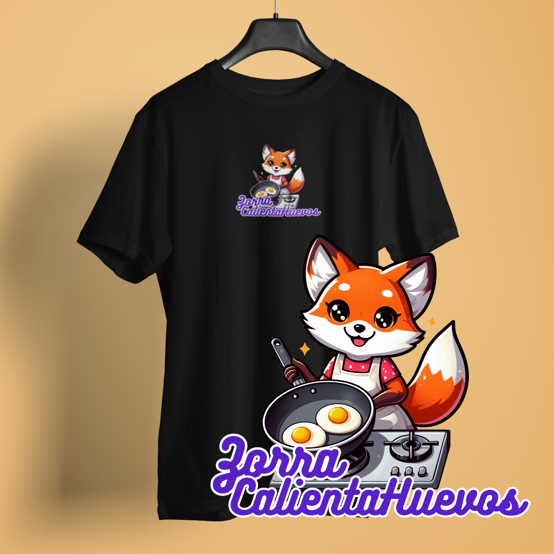 Zorra CalientaHuevos (con letra) - Playera Meme