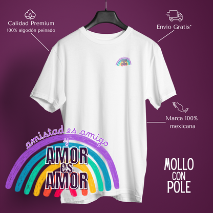 Amistad es Amigo y Amor es Amor - Playera Meme