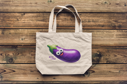 Berenjena Feliz - ToteBag (bolsa de manta)