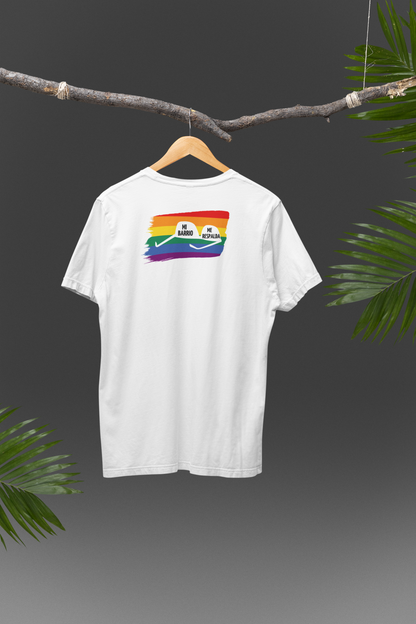 Mi Barrio Gay Me Respalda - Playera Meme