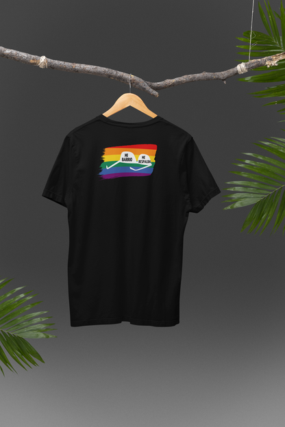 Mi Barrio Gay Me Respalda - Playera Meme