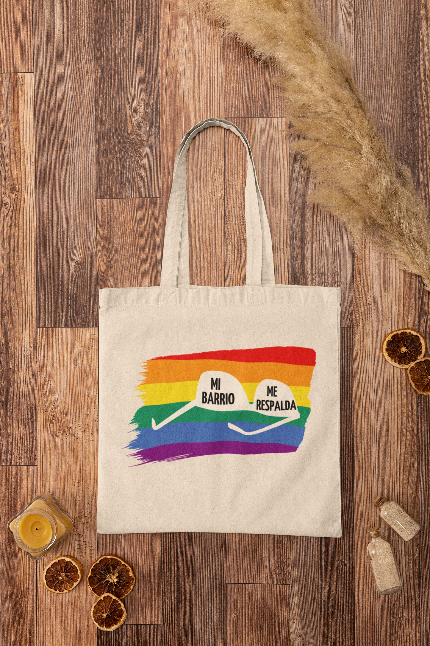 Mi Barrio Gay Me Respalda - ToteBag